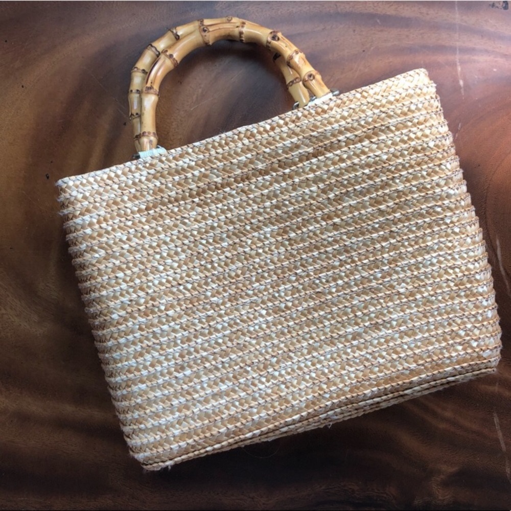 Bamboo Handle Bag